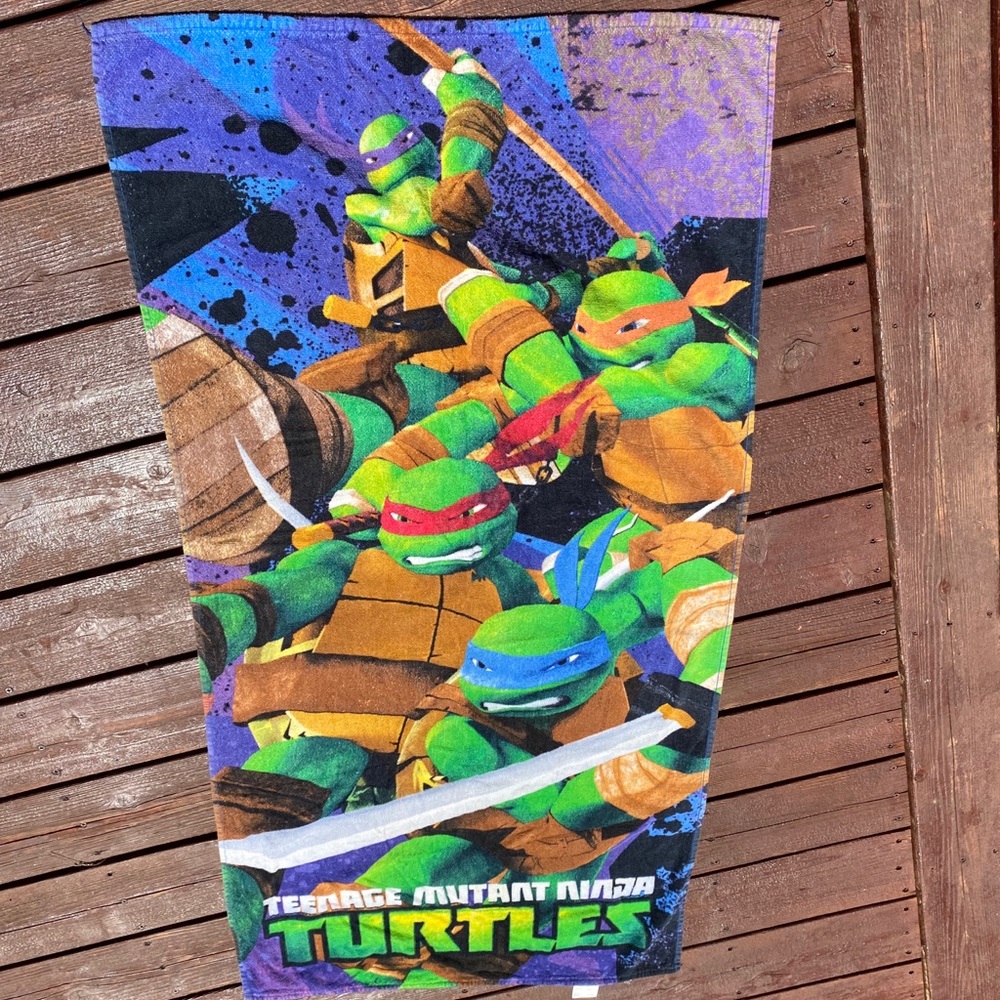 Teenage Mutant Ninja Turtles beach towel